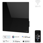 AENO AGH0012S Premium Eco Smart Quadro 500 W czarny – naścienny grzejnik - obrazek 2